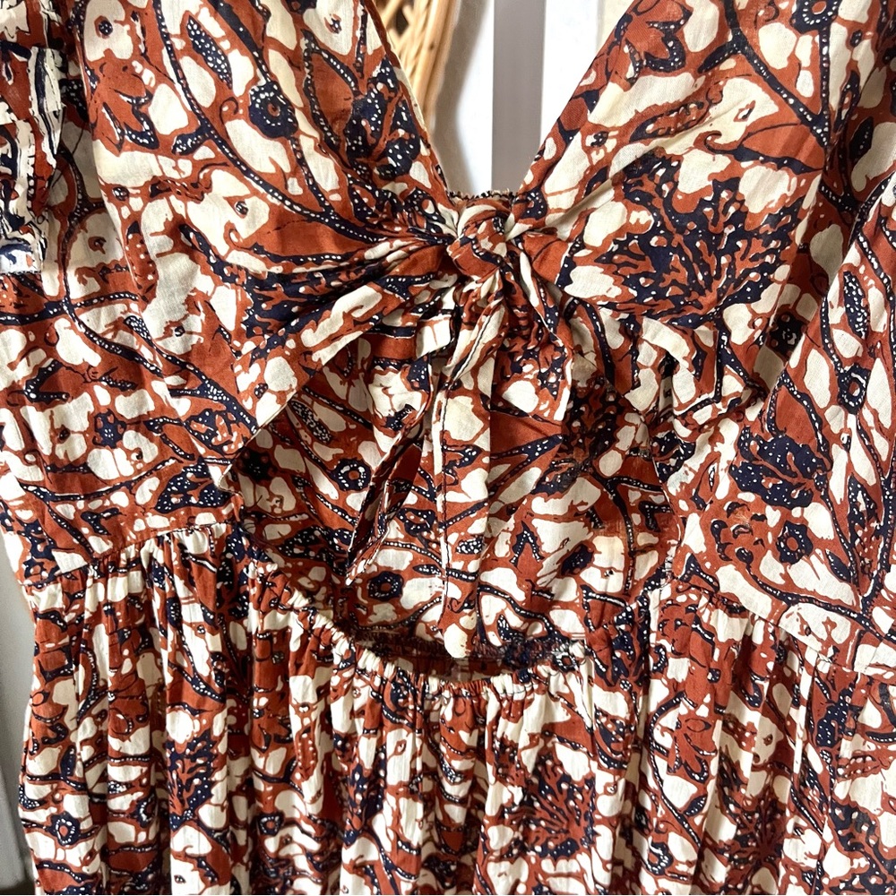 Anthropologie / Love The Label Mirabelle Ruffled Maxi Dress in Honey - Picture 9 of 10